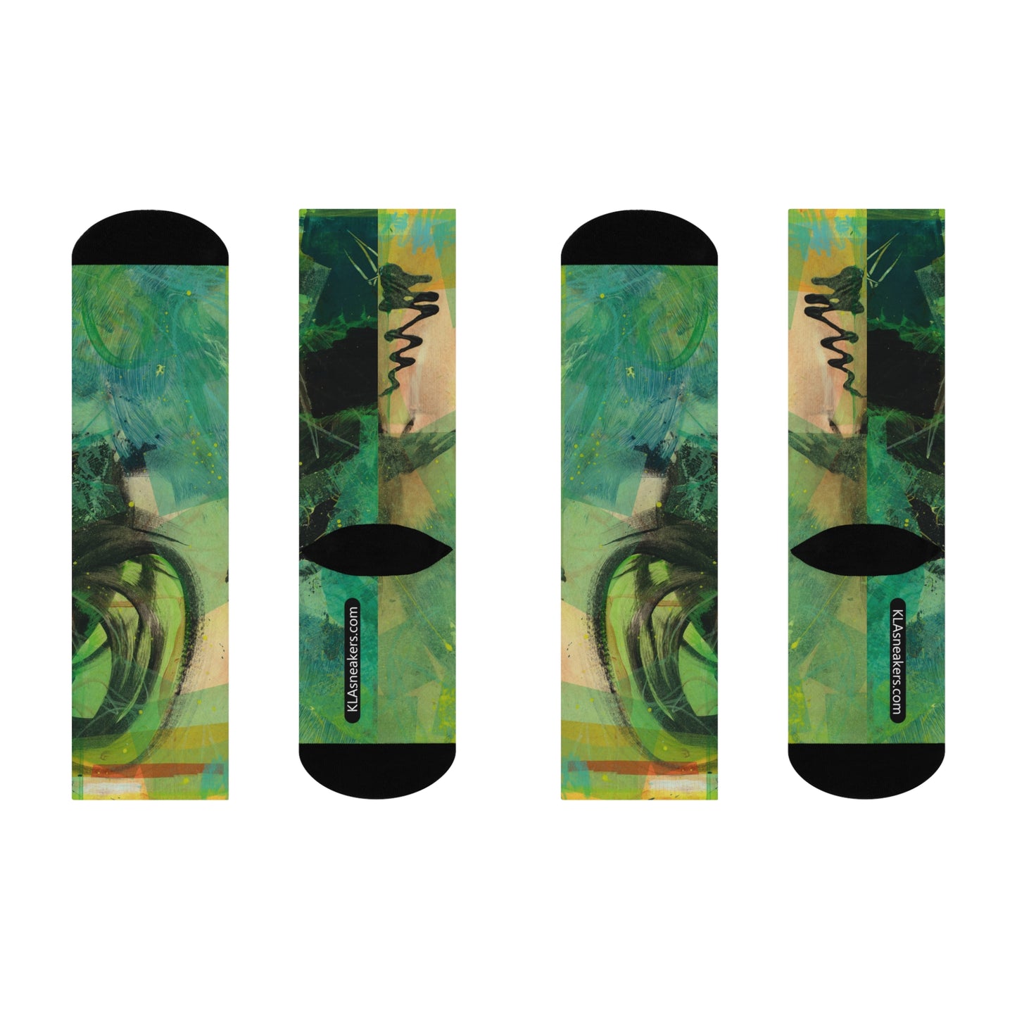 Unisex Crew Socks - 02866 White One size 3/4 Crew