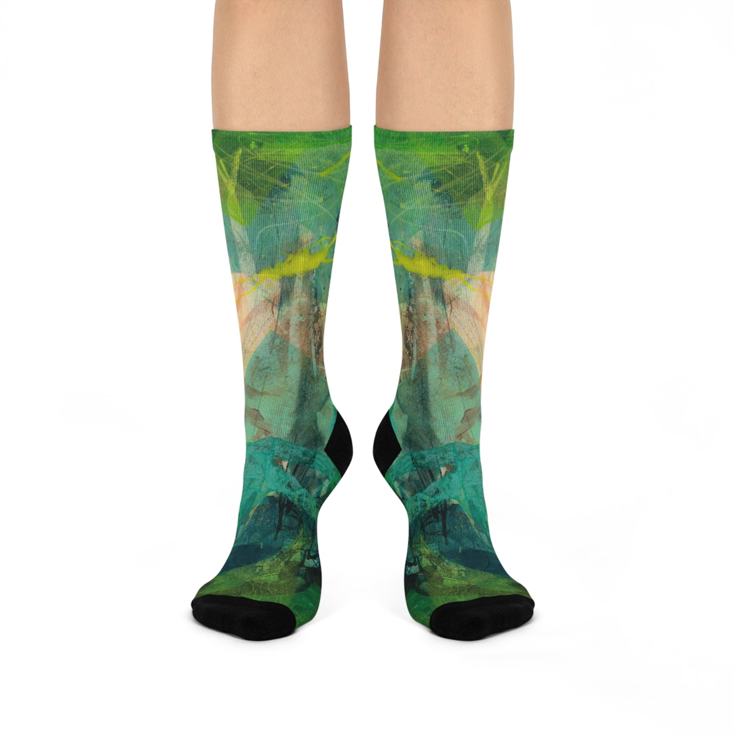 Unisex Crew Socks - 02873 White One size 3/4 Crew
