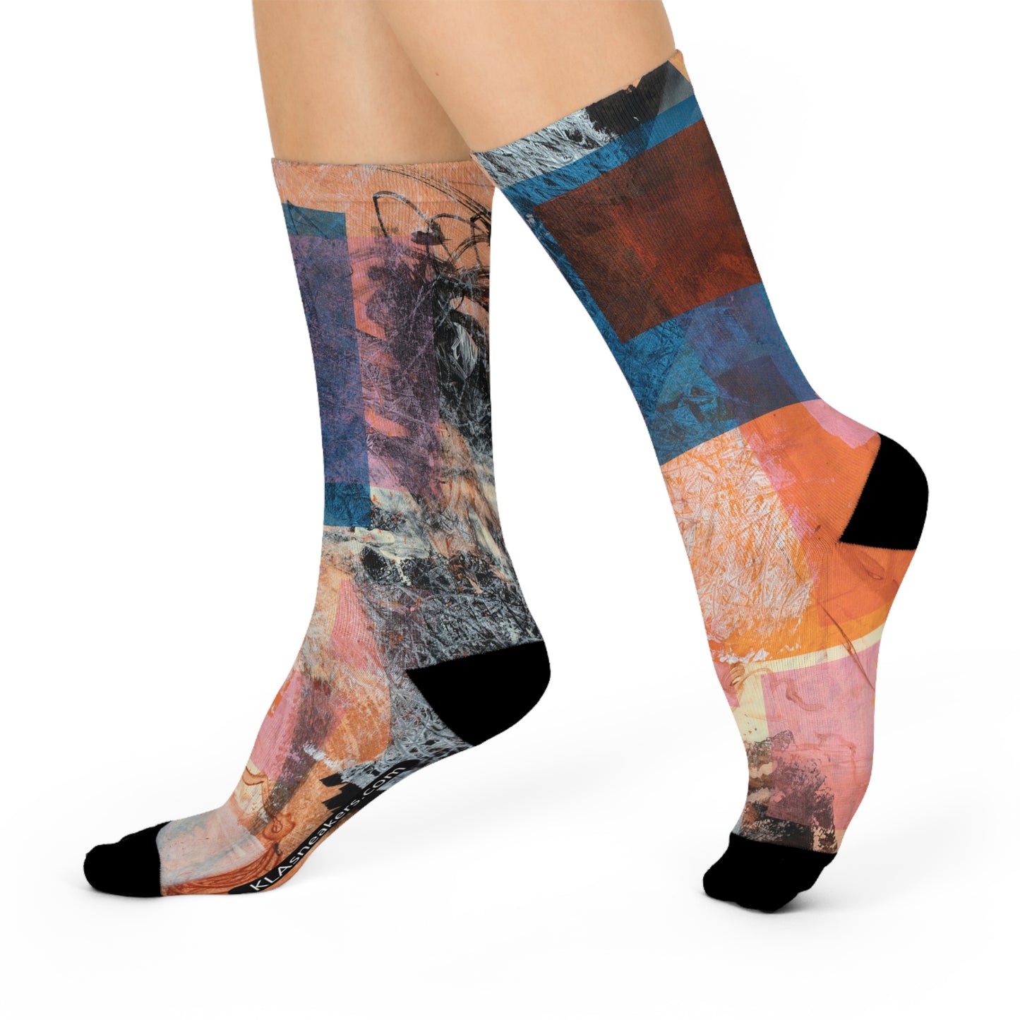 Unisex Crew Socks - 02862 White One size 3/4 Crew