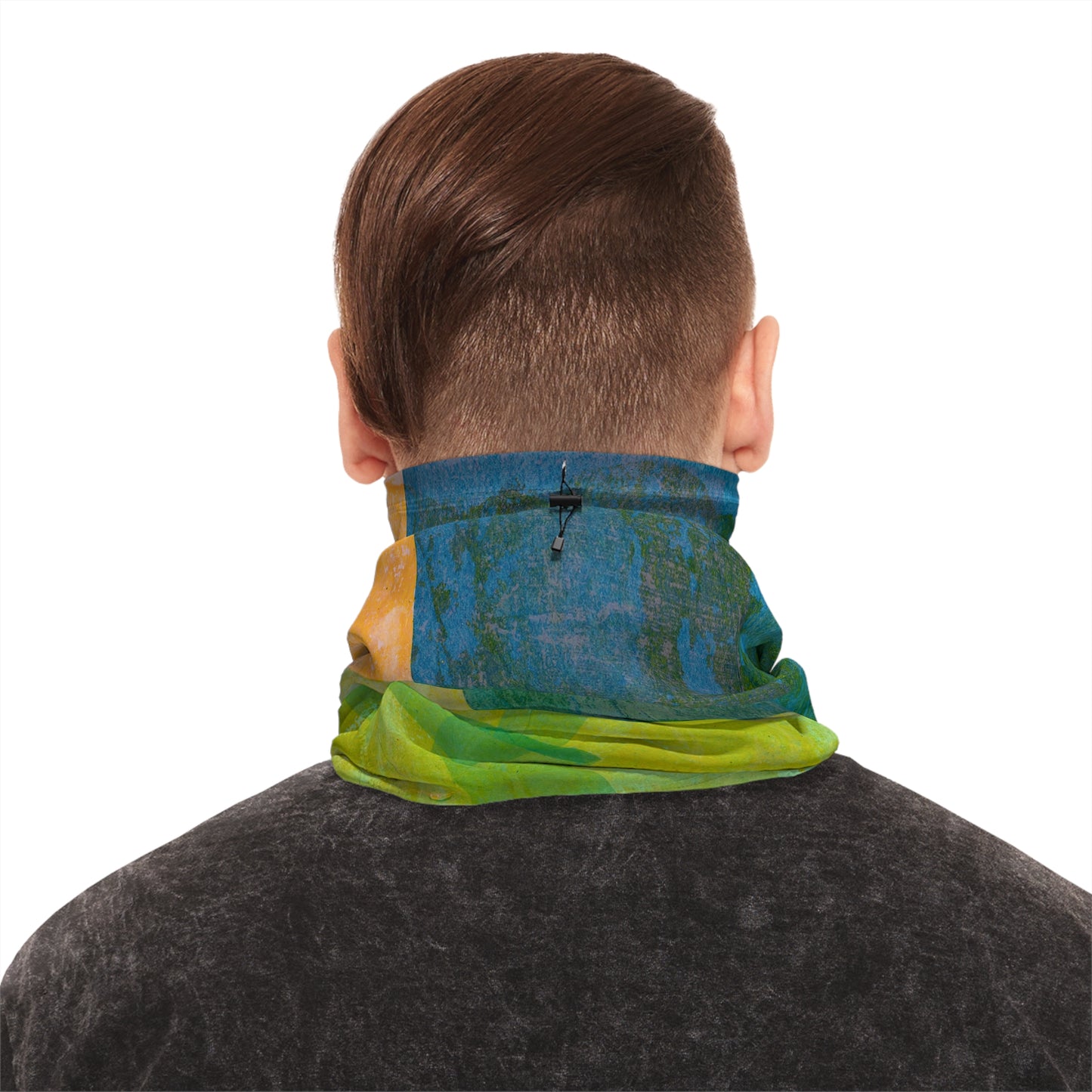 Winter Neck Gaiter With Drawstring - 02859