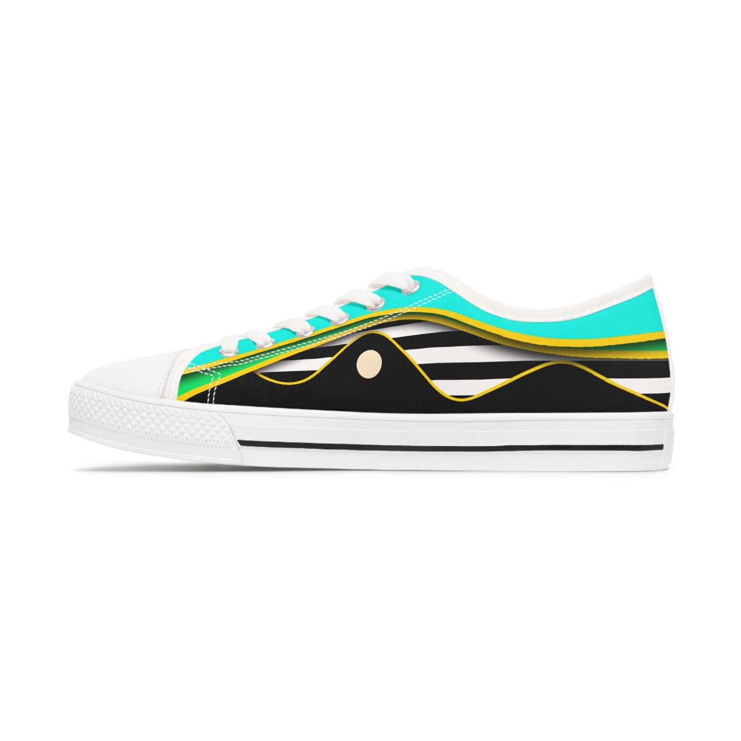 Women's Low Top Graphics Sneakers - 10001 US 12 White sole