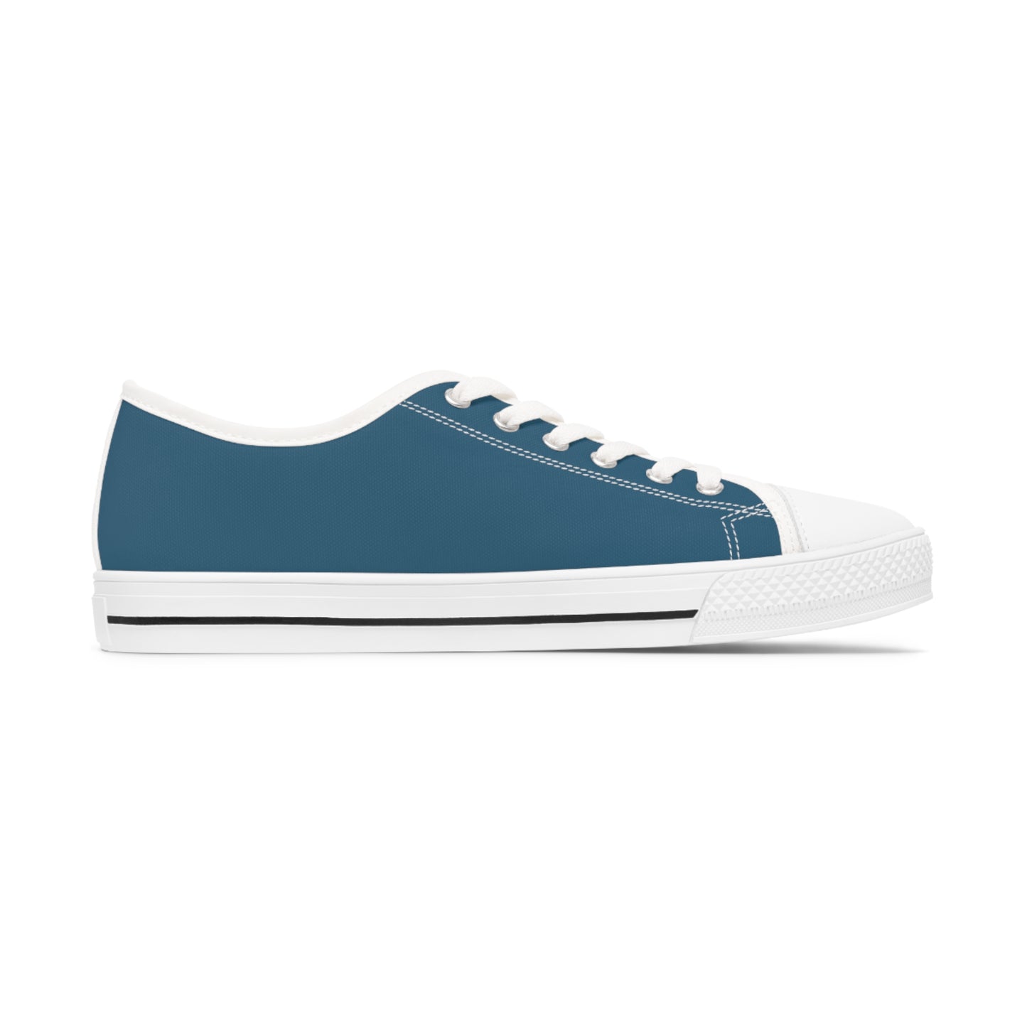Women's Low Top Sneakers - Dark Blue US 12 White sole