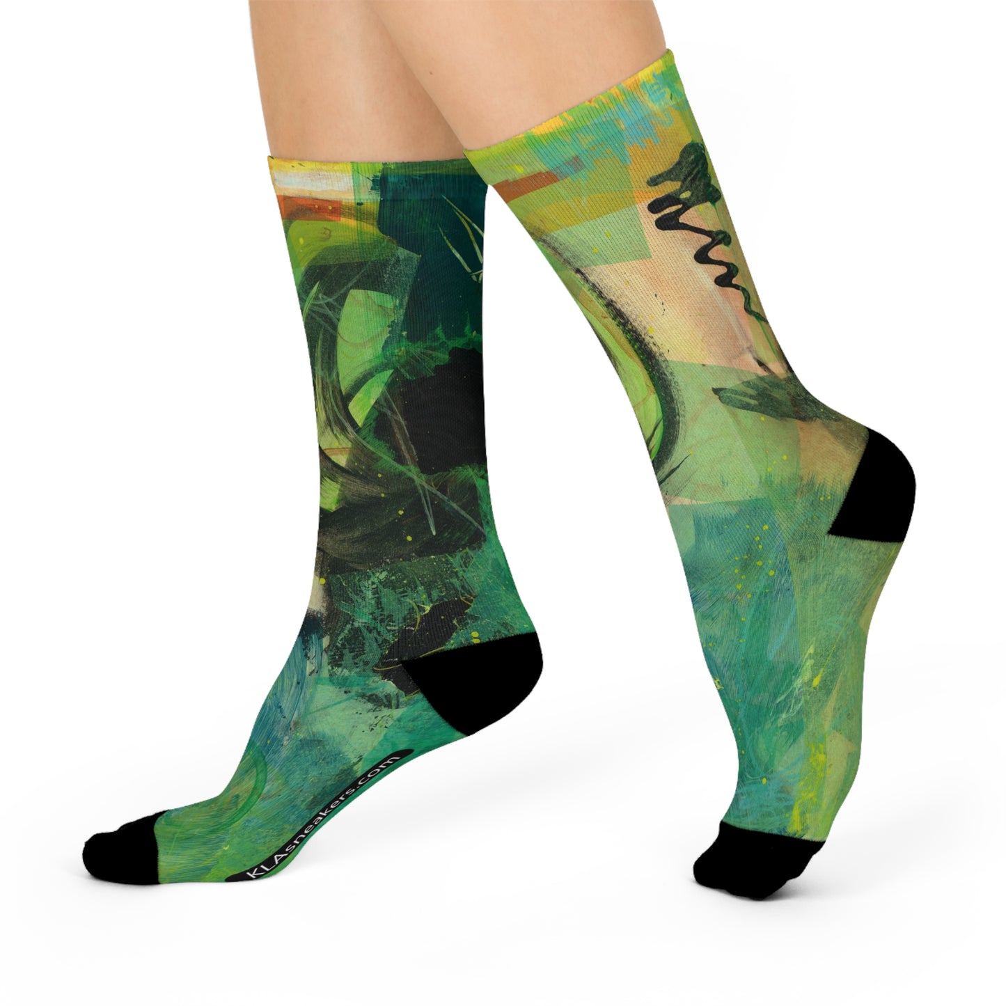 Unisex Crew Socks - 02866 White One size 3/4 Crew