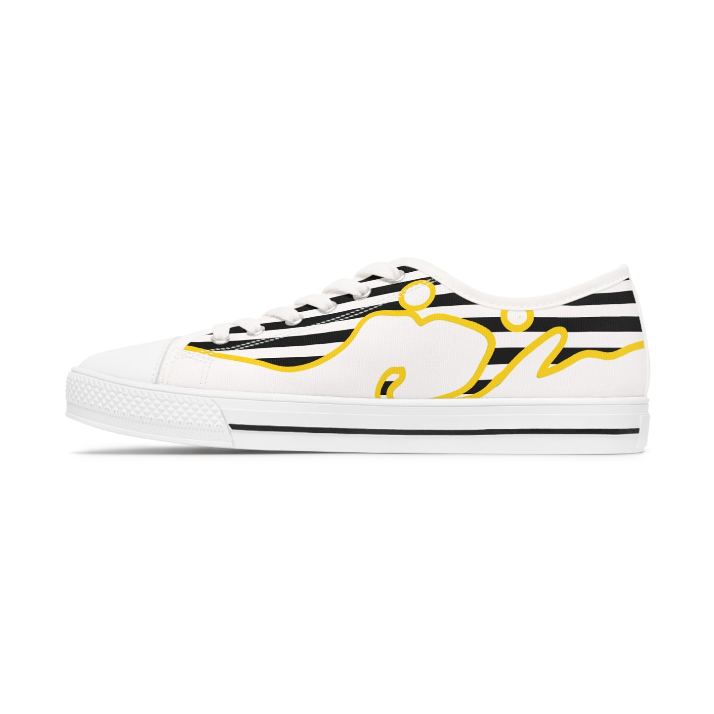 Women's Low Top Graphics Sneakers - 10002 US 12 White sole