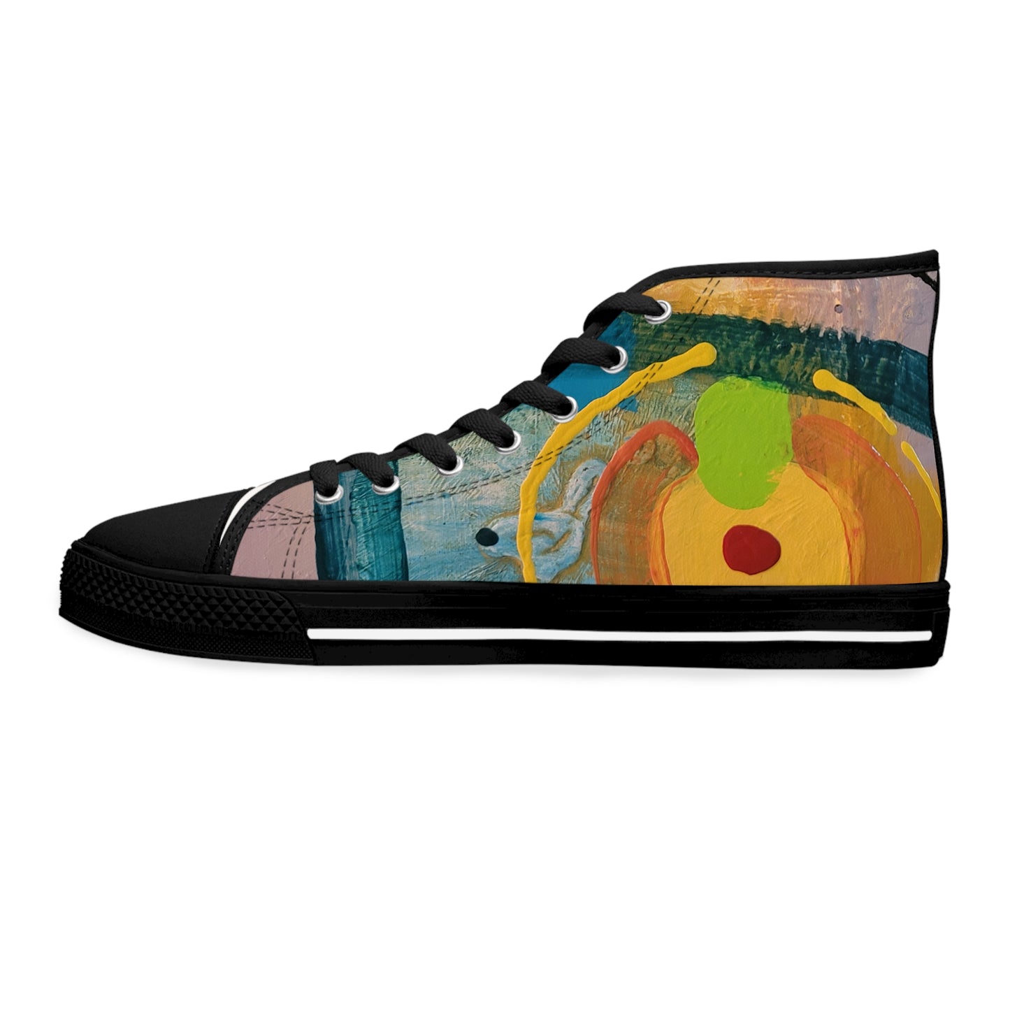 Women's High Top Sneakers - 02200 US 12 White sole