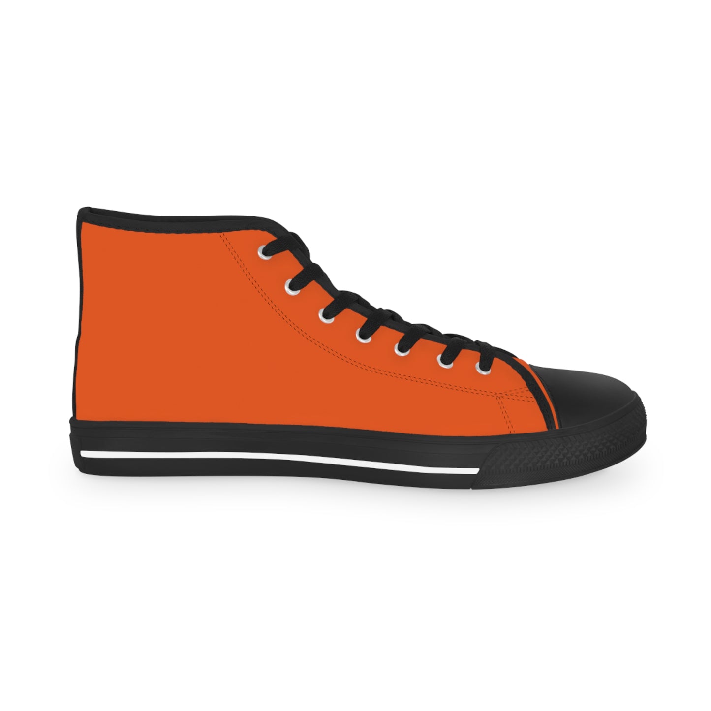 Men's High Top Sneakers - Dark Orange US 14 White sole
