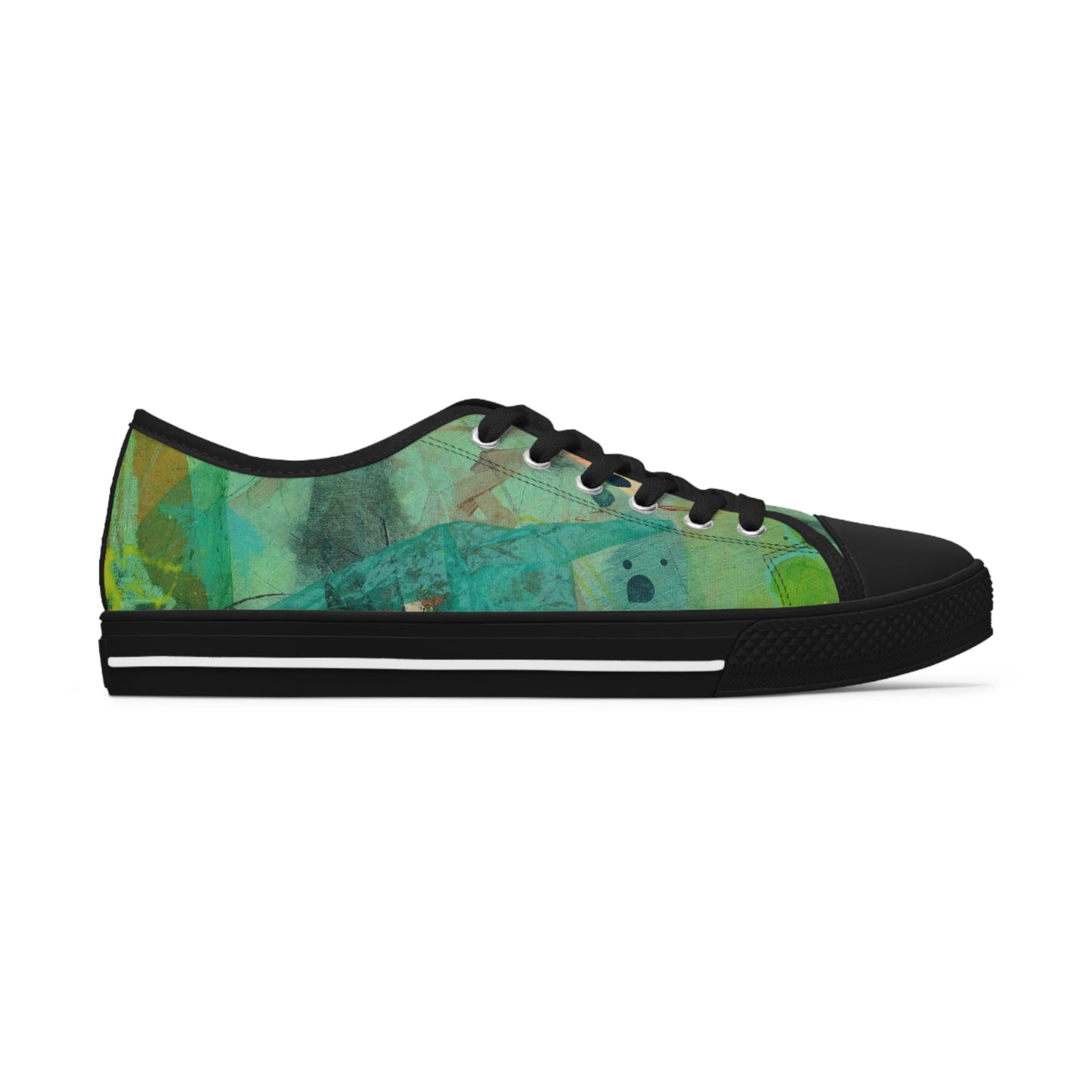 Women's Low Top Sneakers - 02873 US 12 White sole