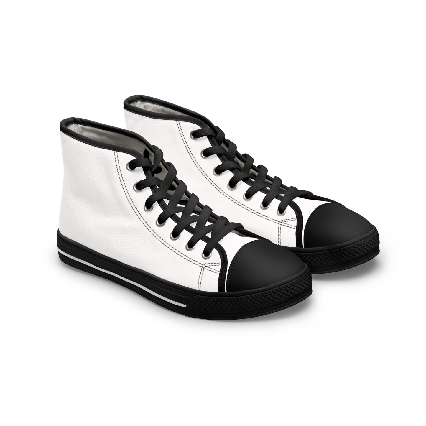 Women's High Top Sneakers - Template US 12 White sole