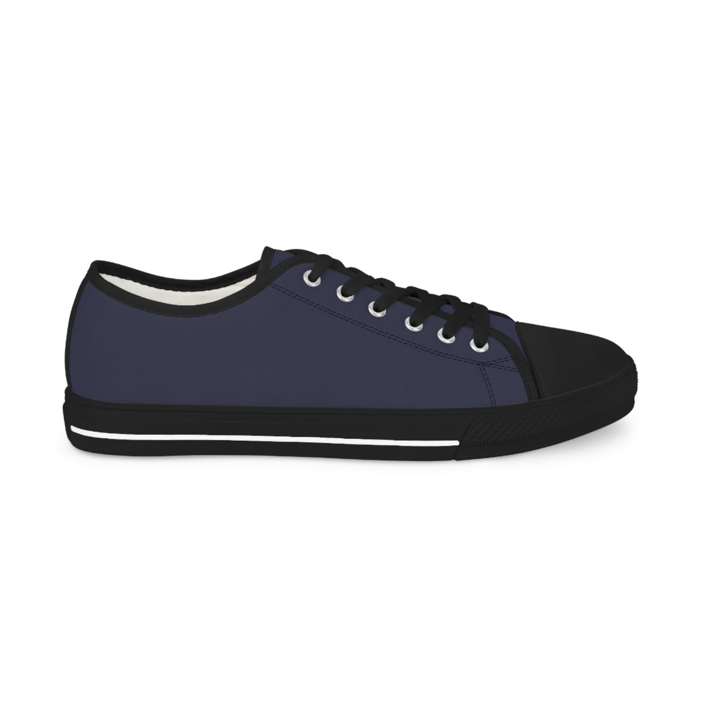Men's Canvas Low Top Solid Color Sneakers - Dusty Purple US 14 Black sole
