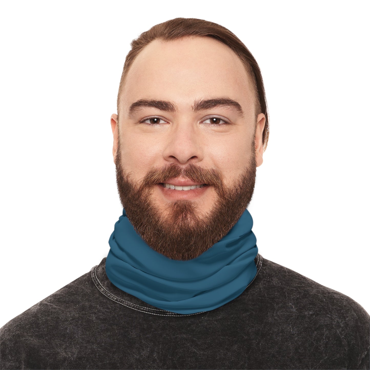 Midweight Neck Gaiter - Dark Blue Teal