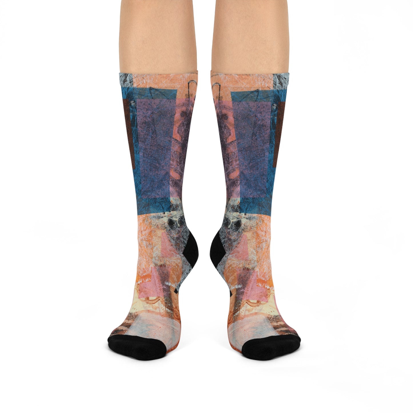 Unisex Crew Socks - 02862 White One size 3/4 Crew