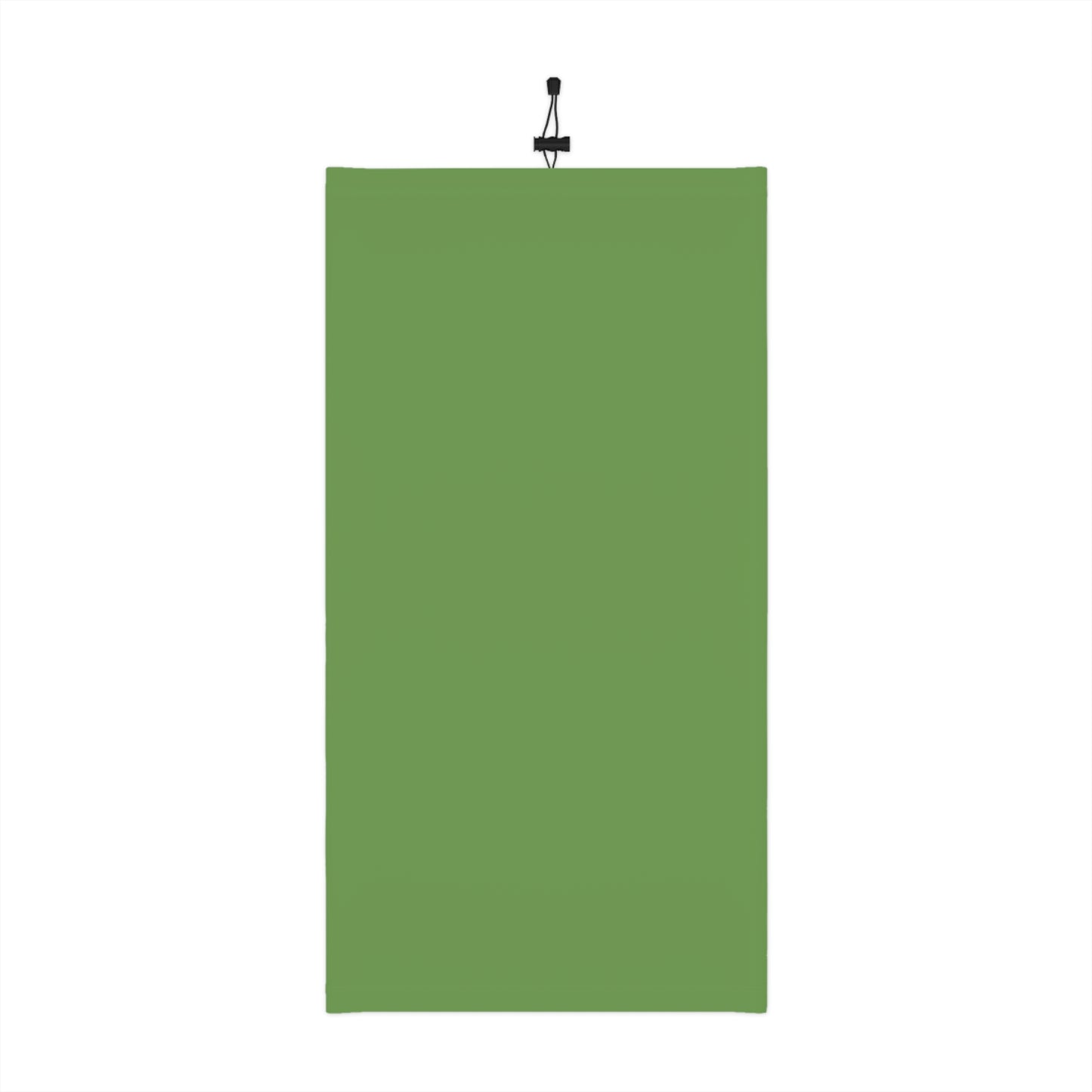 Winter Neck Gaiter With Drawstring - Olive Green