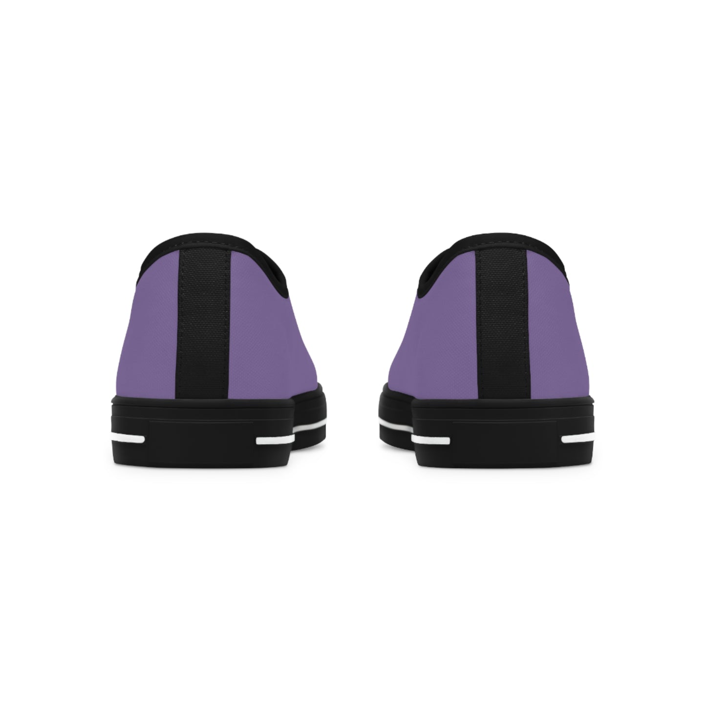 Women's Low Top Sneakers - Purple US 12 White sole