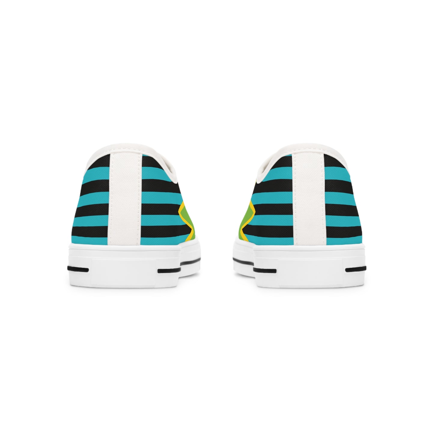 Women's Low Top Graphics Sneakers - 10003 US 12 White sole