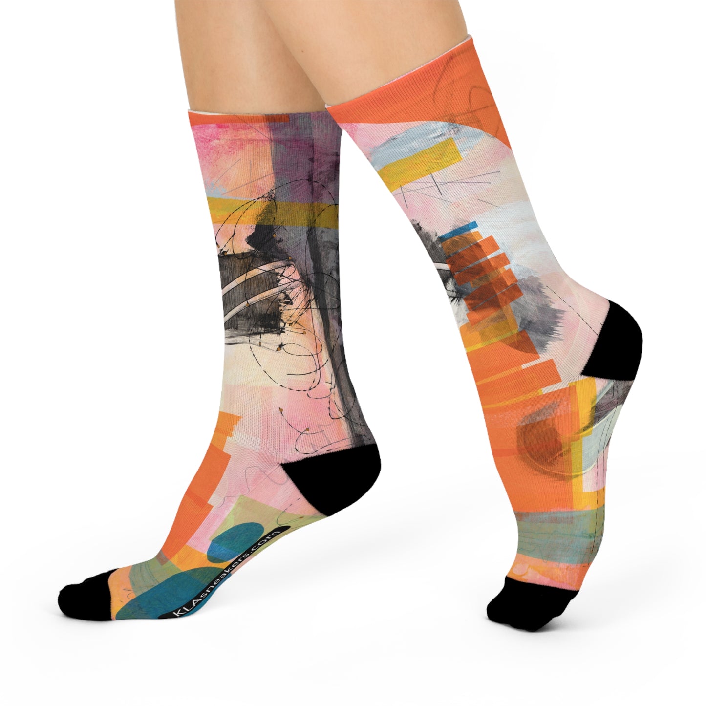 Unisex Crew Socks - 02869 White One size 3/4 Crew