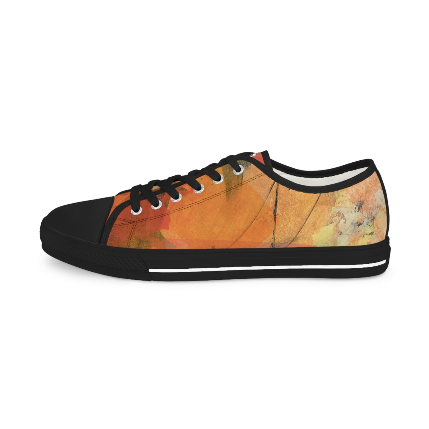 Men's Low Top Sneakers - 02872 US 14 Black sole
