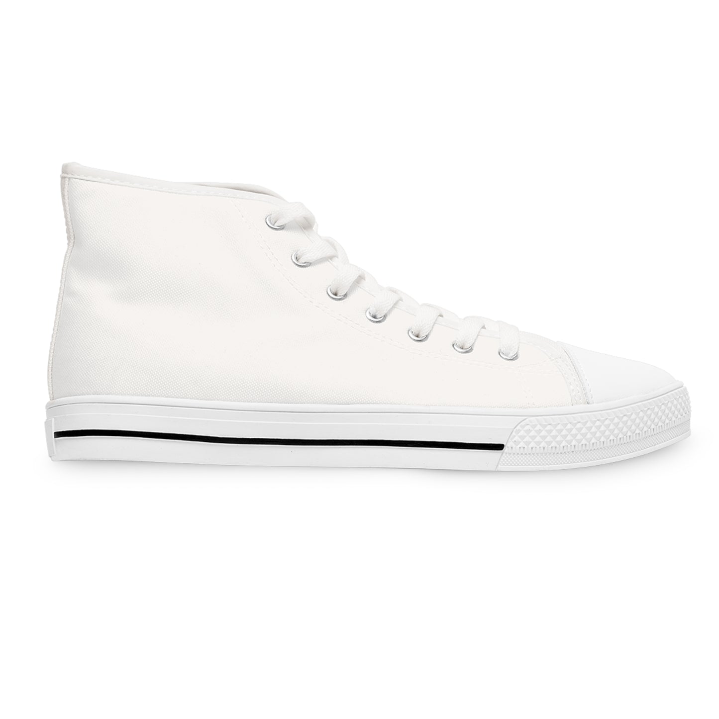Women's High Top Sneakers - Template US 12 White sole