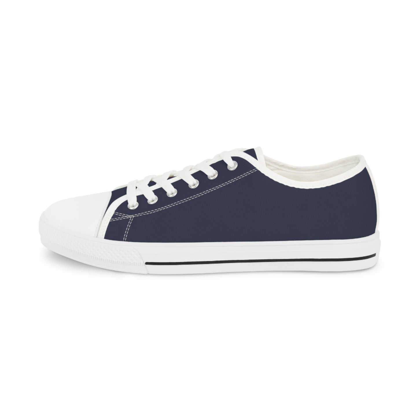 Men's Canvas Low Top Solid Color Sneakers - Dusty Purple US 14 Black sole