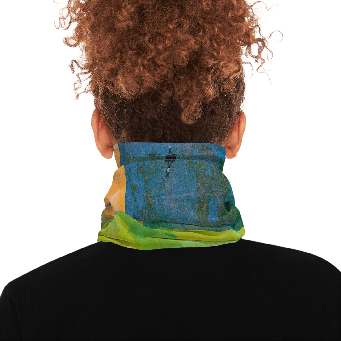 Winter Neck Gaiter With Drawstring - 02859