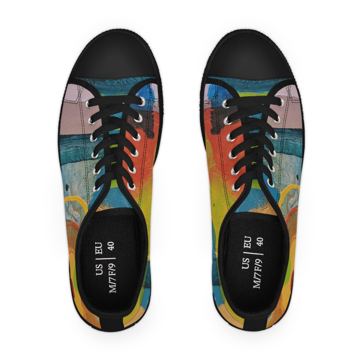 Women's Low Top Sneakers - 02200 US 12 White sole