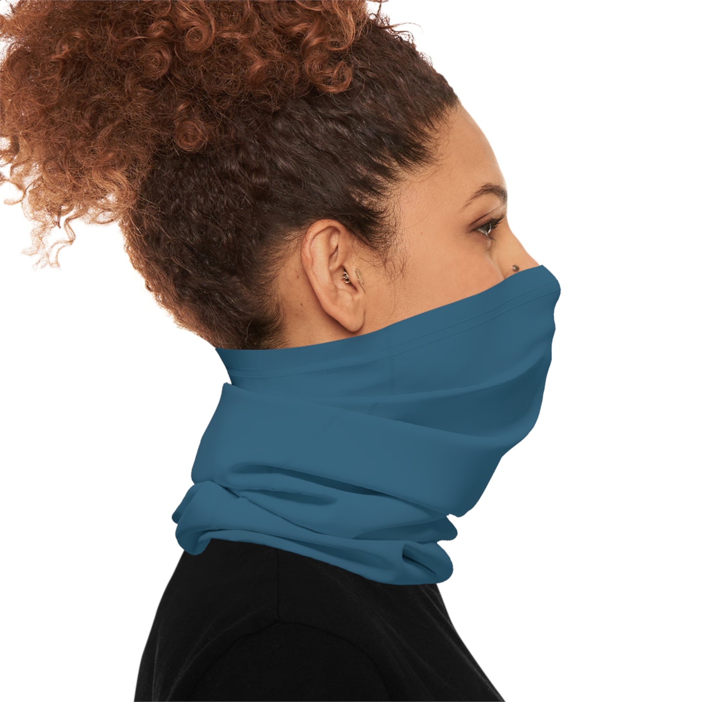 Lightweight Neck Gaiter - Dark Blue Teal L