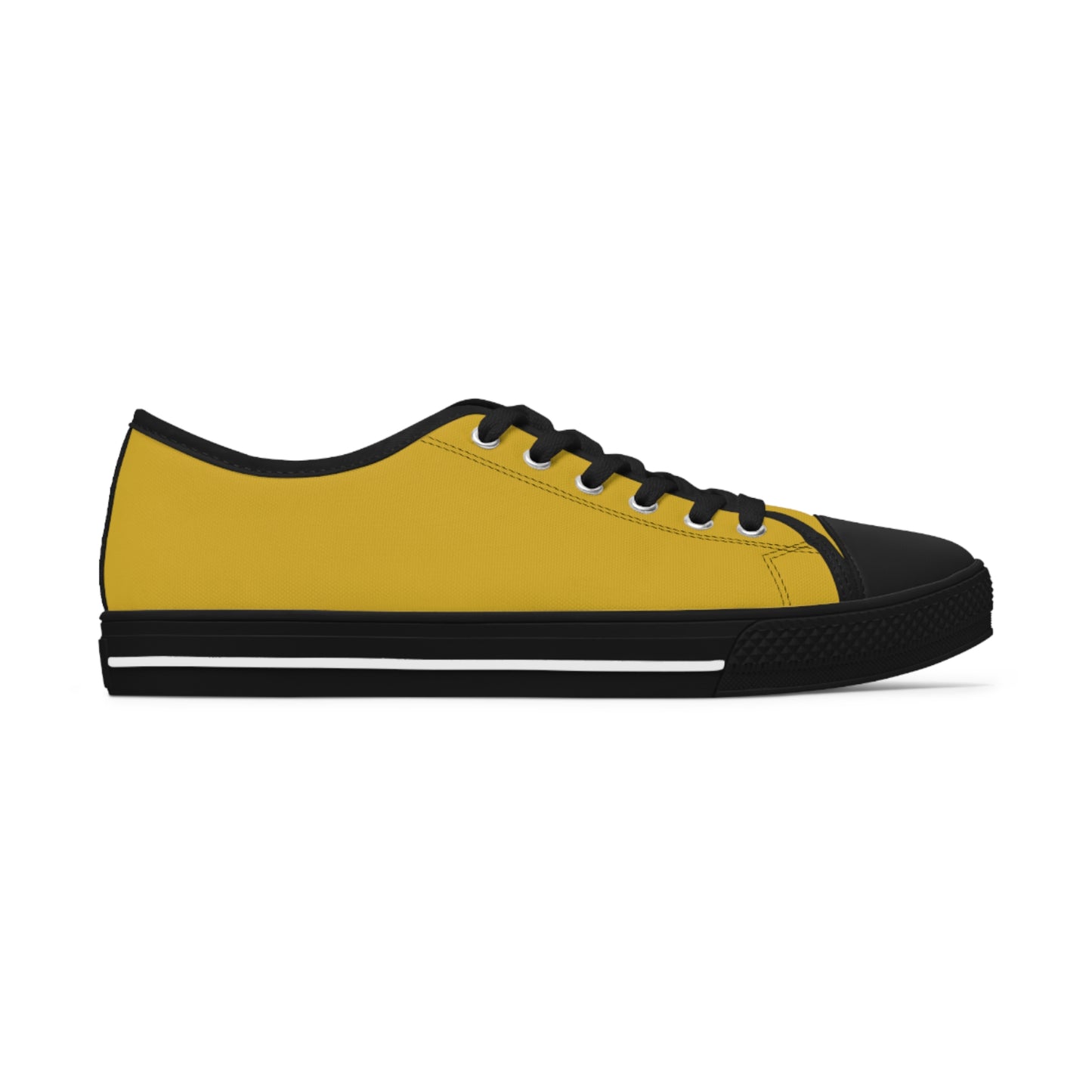 Women's Low Top Sneakers - Gold US 12 White sole