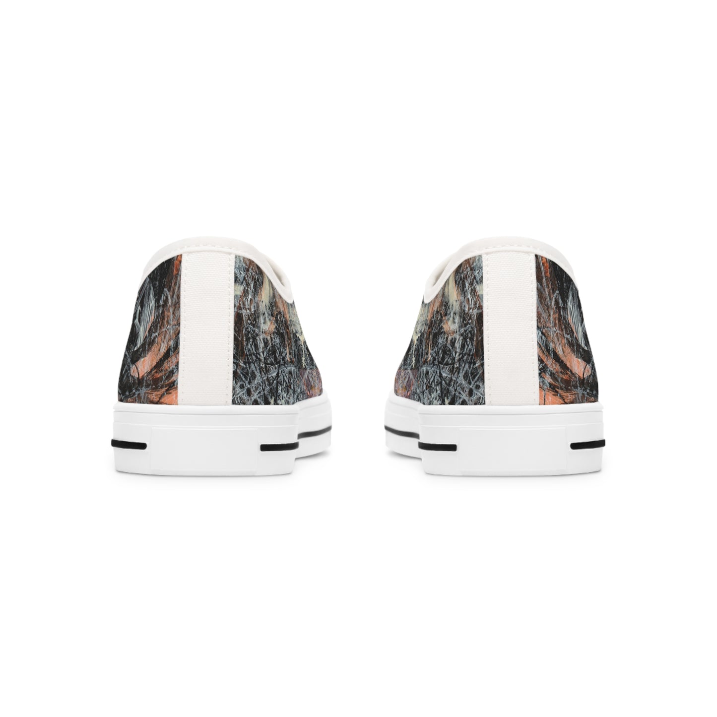 Women's Low Top Sneakers - 02862 US 12 White sole