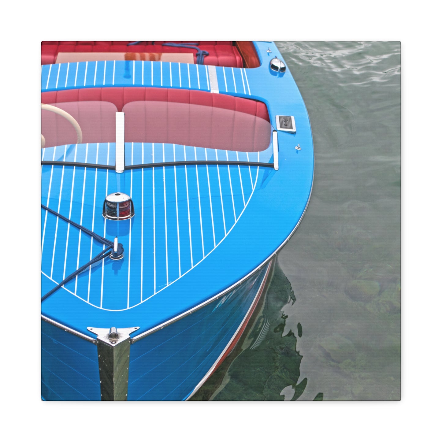 Boats 06 - Gallery Wrapped Canvas 20″ x 20″ Premium Gallery Wraps (1.25″)