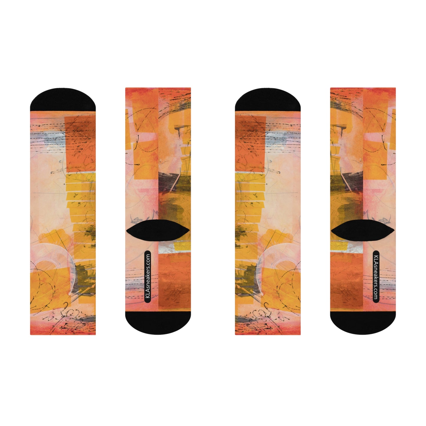 Unisex Crew Socks - 02876 White One size 3/4 Crew