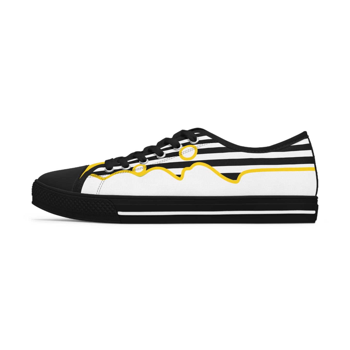 Women's Low Top Graphics Sneakers - 10002 US 12 White sole