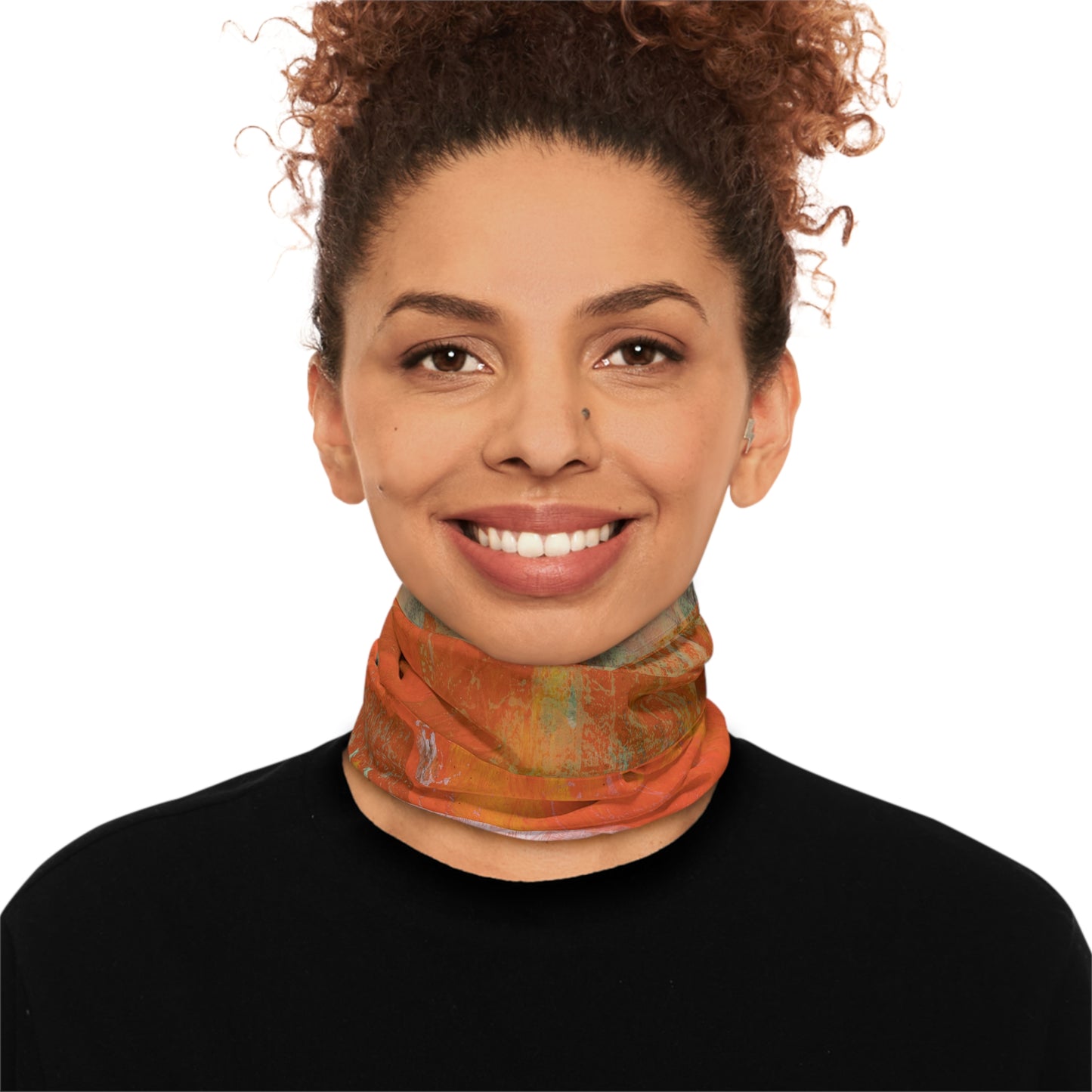 Winter Neck Gaiter With Drawstring - 02863