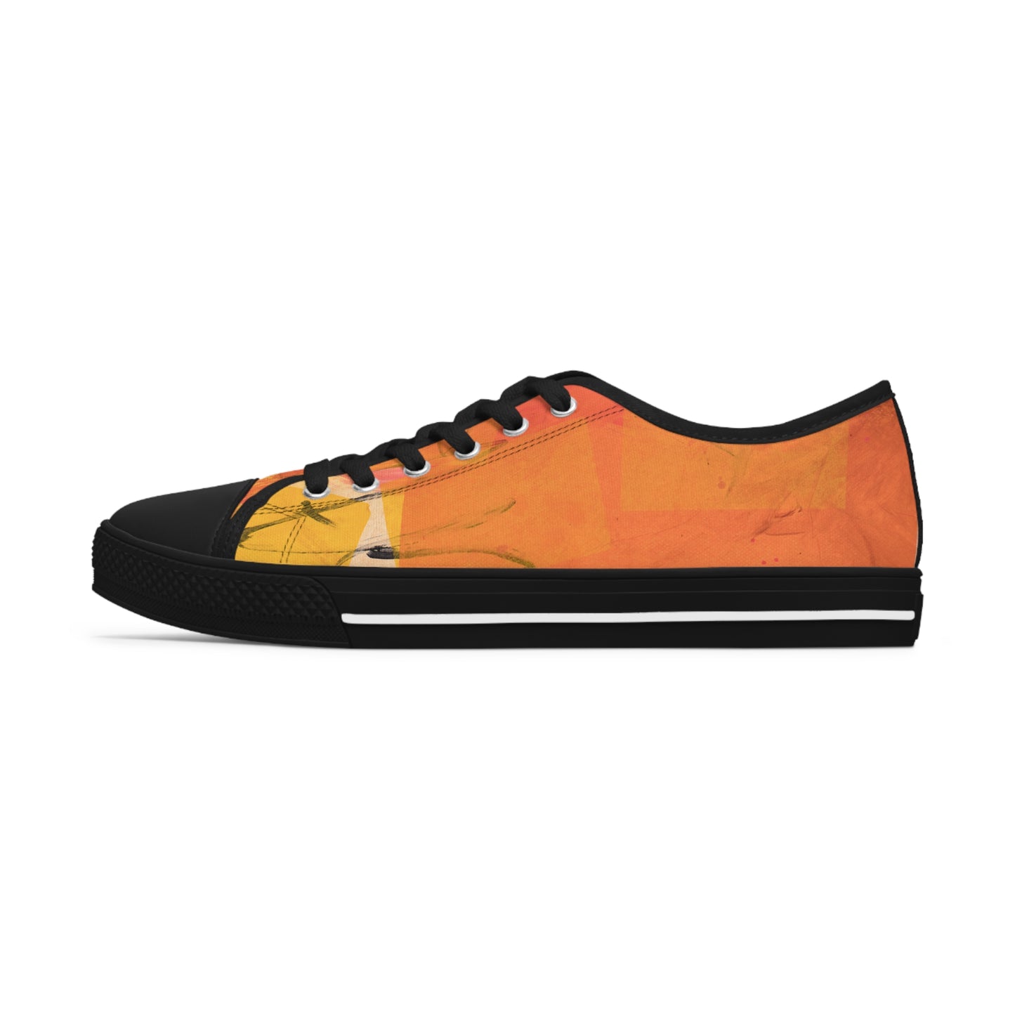 Women's Low Top Sneakers - 02875 US 12 White sole