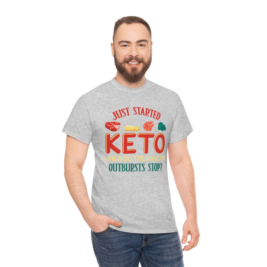 klasneakers Unisex Heavy Cotton Tee - Random Keto Outbursts