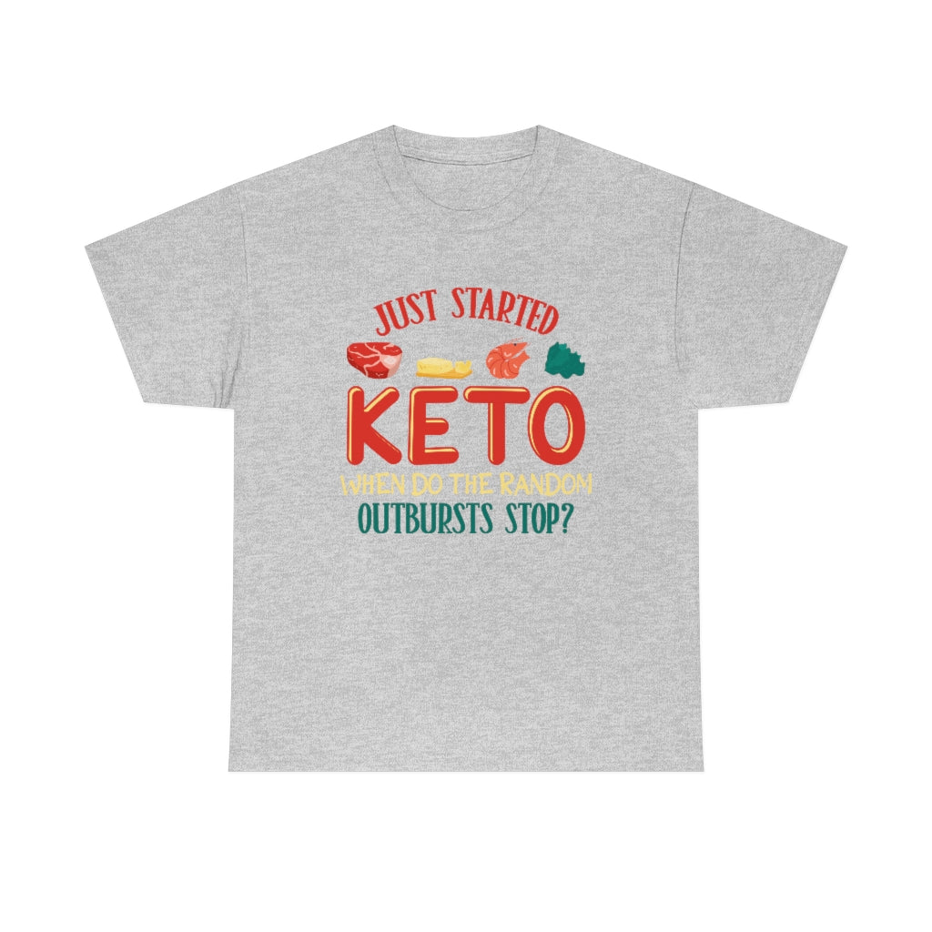 klasneakers Unisex Heavy Cotton Tee - Random Keto Outbursts