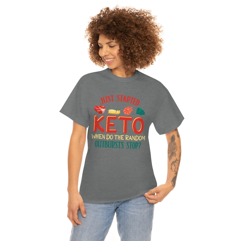 klasneakers Unisex Heavy Cotton Tee - Random Keto Outbursts