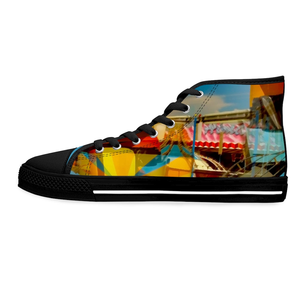 klasneakers Women's Custom Canvas High-Top Sneakers - Park Proposal