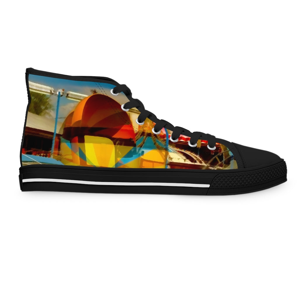 klasneakers Women's Custom Canvas High-Top Sneakers - Park Proposal