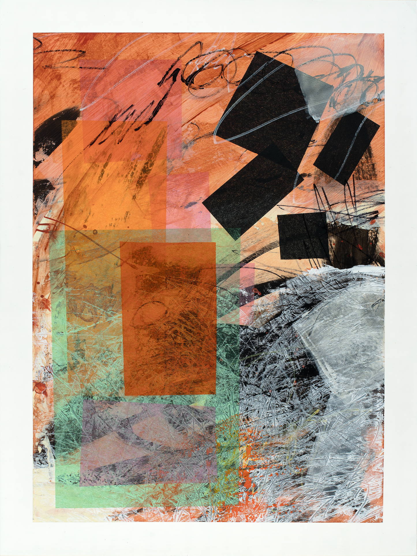 Tumbling Wave 01 - Original Abstract Painting