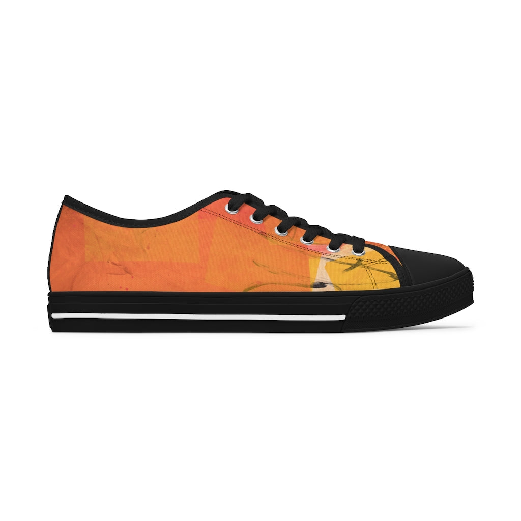 klasneakers Women's Canvas Low Top Abstract Art Sneakers - 02875