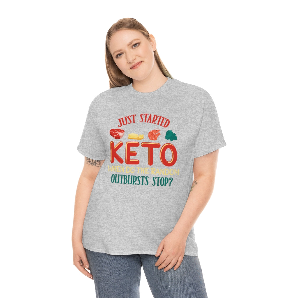 klasneakers Unisex Heavy Cotton Tee - Random Keto Outbursts