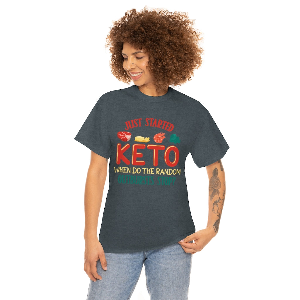 klasneakers Unisex Heavy Cotton Tee - Random Keto Outbursts