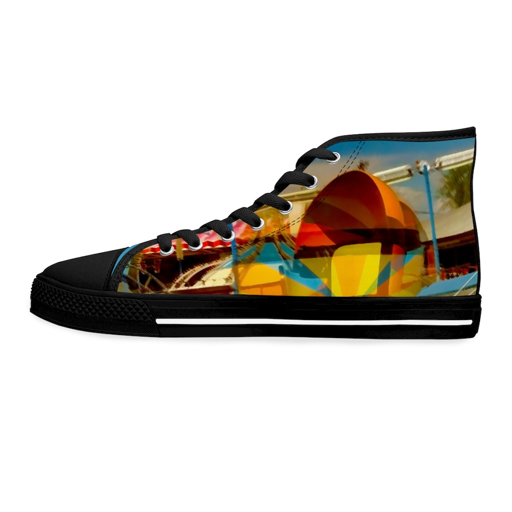 klasneakers Women's Custom Canvas High-Top Sneakers - Park Proposal