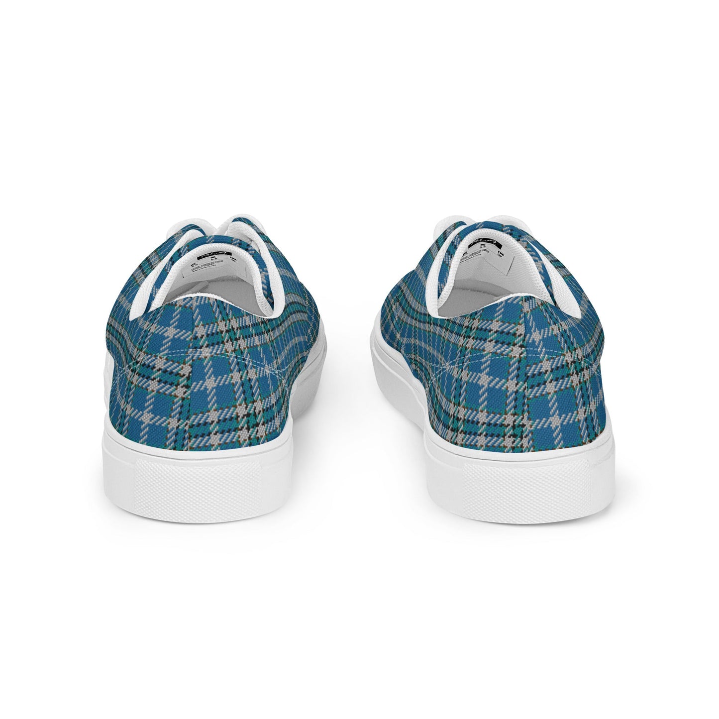 klasneakers Women’s lace-up canvas shoes - Kivi Plaid Tartan