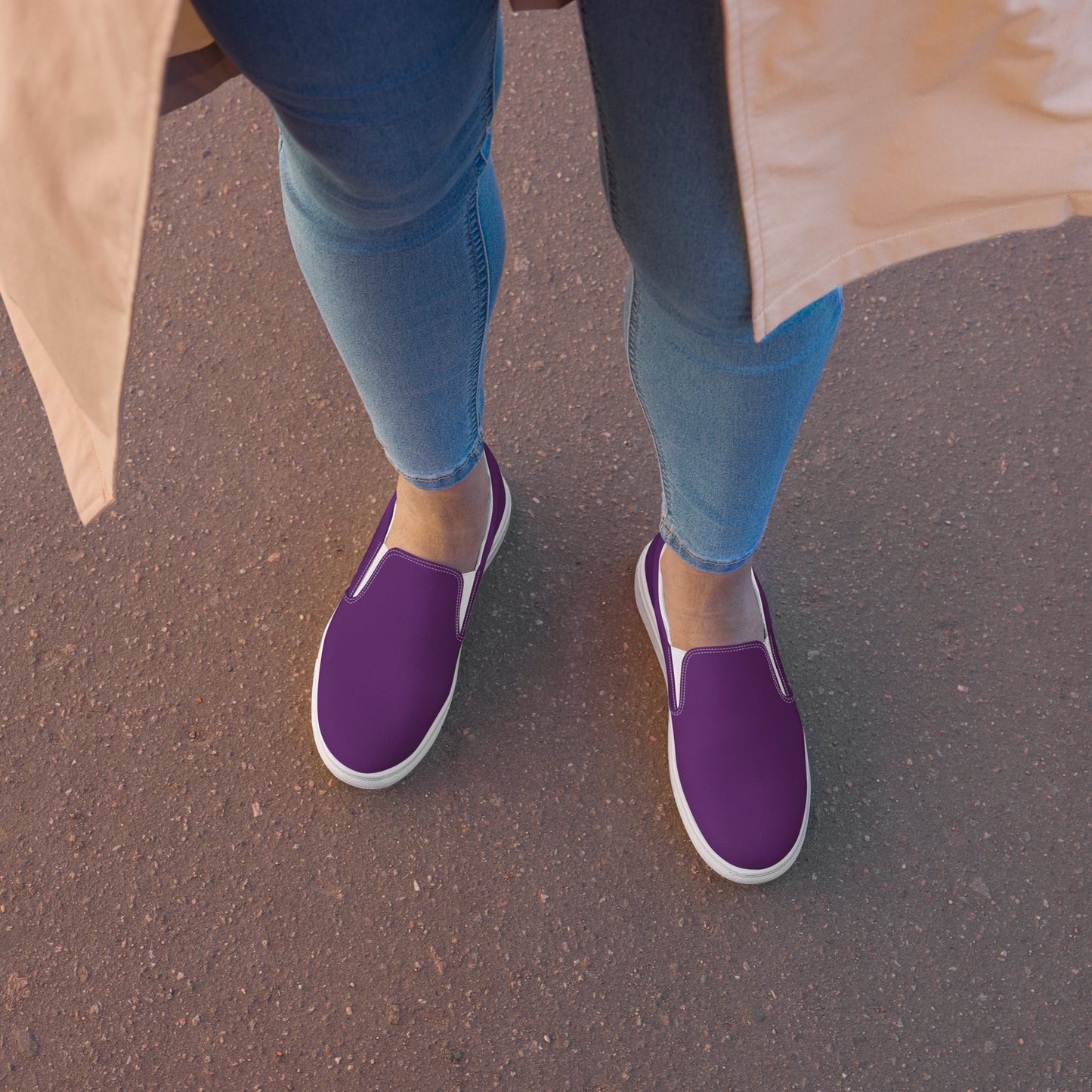 klasneakers Women’s slip-on canvas shoes - Royal Purple