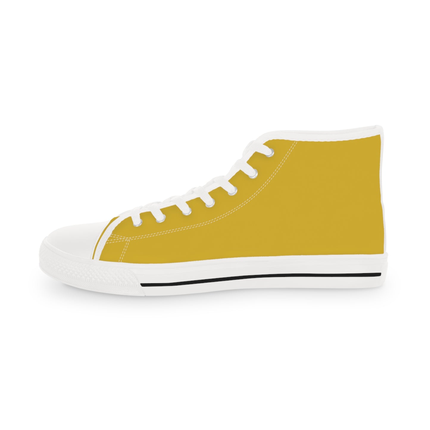 Men's High Top Sneakers - Gold US 14 White sole