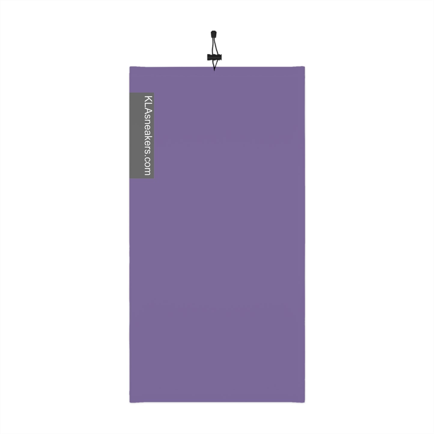 Winter Neck Gaiter With Drawstring - Purple