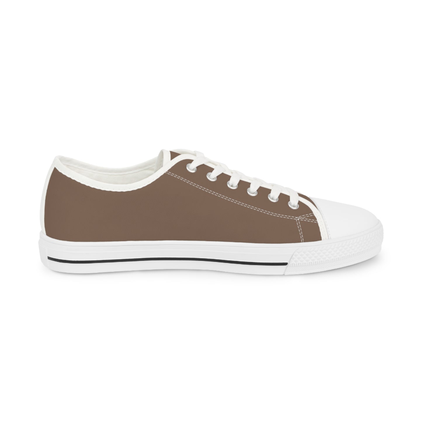Men's Canvas Low Top Solid Color Sneakers - Latte Tan US 14 Black sole