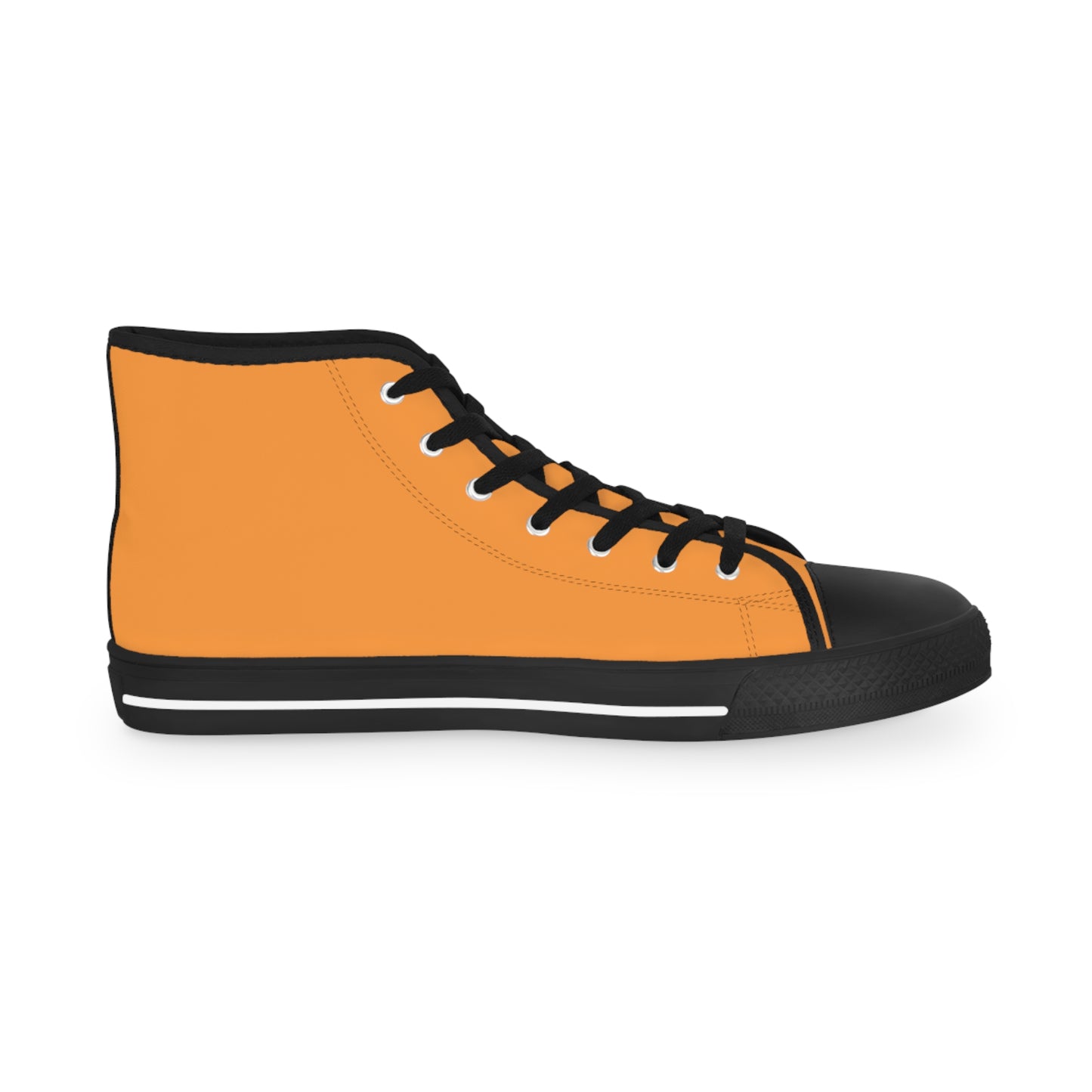 Men's High Top Sneakers - Medium Orange US 14 White sole