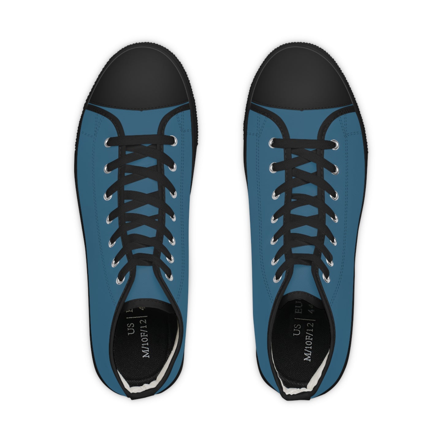 Men's High Top Sneakers - Dark Blue US 14 White sole