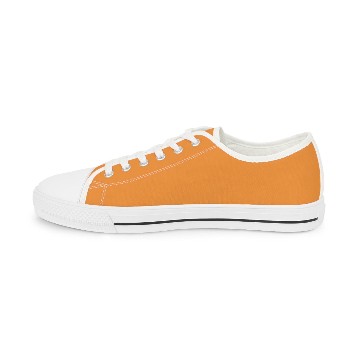 Men's Low Top Sneakers - Medium Orange US 14 Black sole